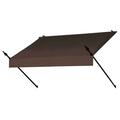 Idmworldwide Modern Designer Awning Cocoa 6 Ft. 3020773